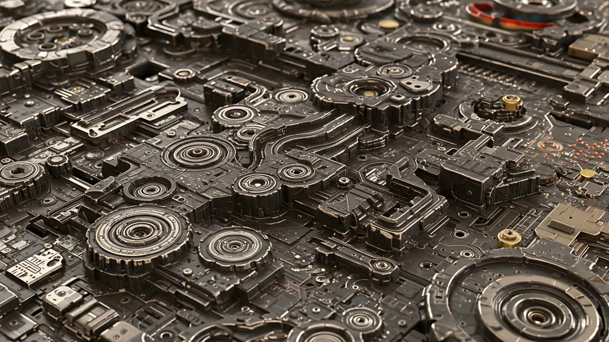 Metal Maze A Wild Ride Through Intricate Mechanical Design