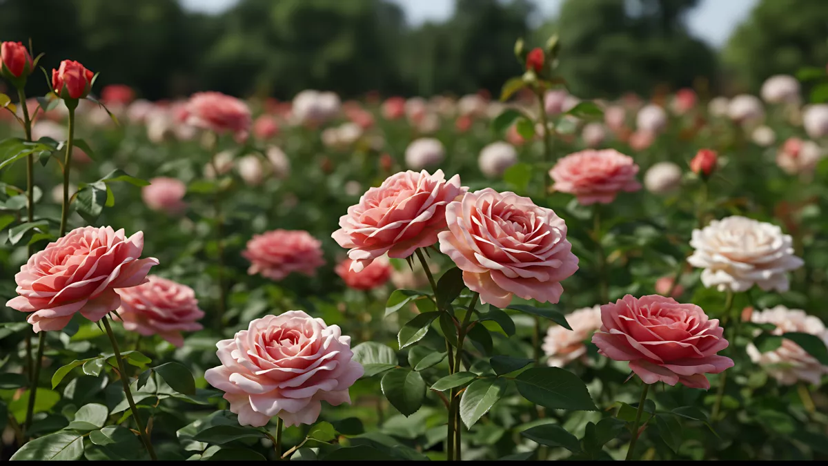 Rose Garden Dreamin' Soft Pink Petals Everywhere
