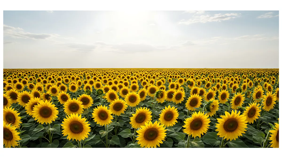 Endless Summer Vibes Sunflower Field Under the Sun