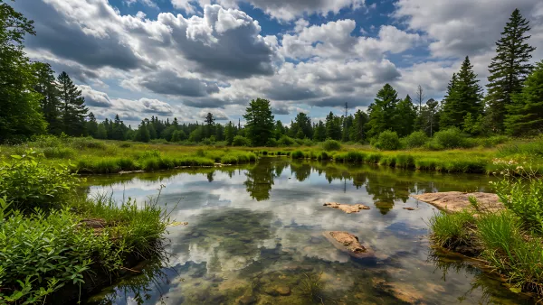 Still Waters and Towering Pines A Summer Day Dream