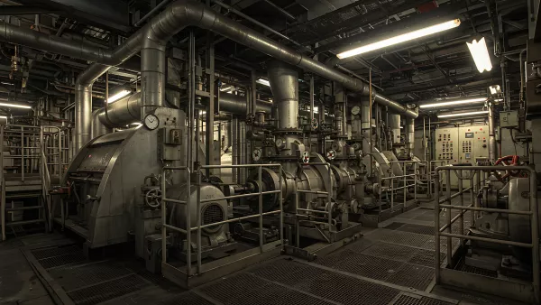 Industrial Heartbeat A Symphony of Pipes and Machinery