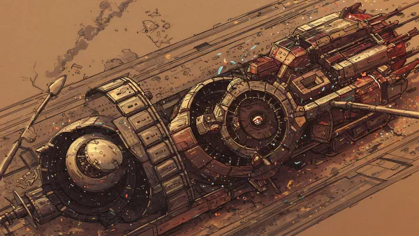Retro Sci-Fi Station Concept Art Looks Kinda Dope Tho