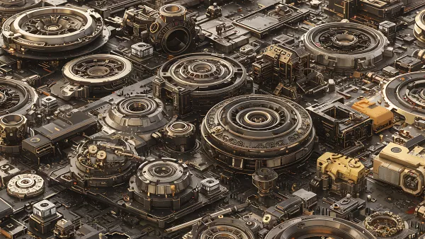 Steampunk Gears and Gadgets Galore Intricate Tech Details