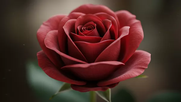 Moody Red Rose Close Up - Perfect for that Romantic Vibe