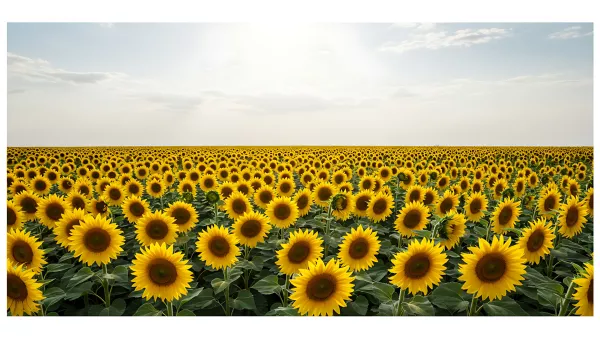 Endless Summer Vibes Sunflower Field Under the Sun