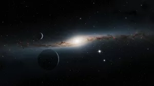 Lost in the vast expanse of a star studded universe