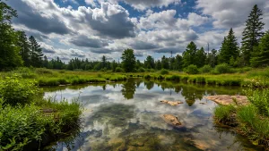 Still Waters and Towering Pines A Summer Day Dream