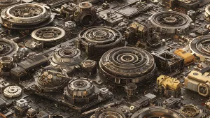 Steampunk Gears and Gadgets Galore Intricate Tech Details
